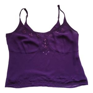 Nine & Company Embroidered Tank.